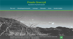 Desktop Screenshot of frauke-sewczyk.de